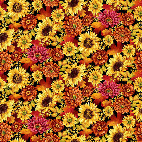 Studio E Fabrics - Seeds Of Gratitude - Allover Flowers