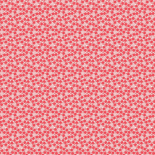 Henry Glass & Co. - Nana Mae 7 - Little Flower - Red