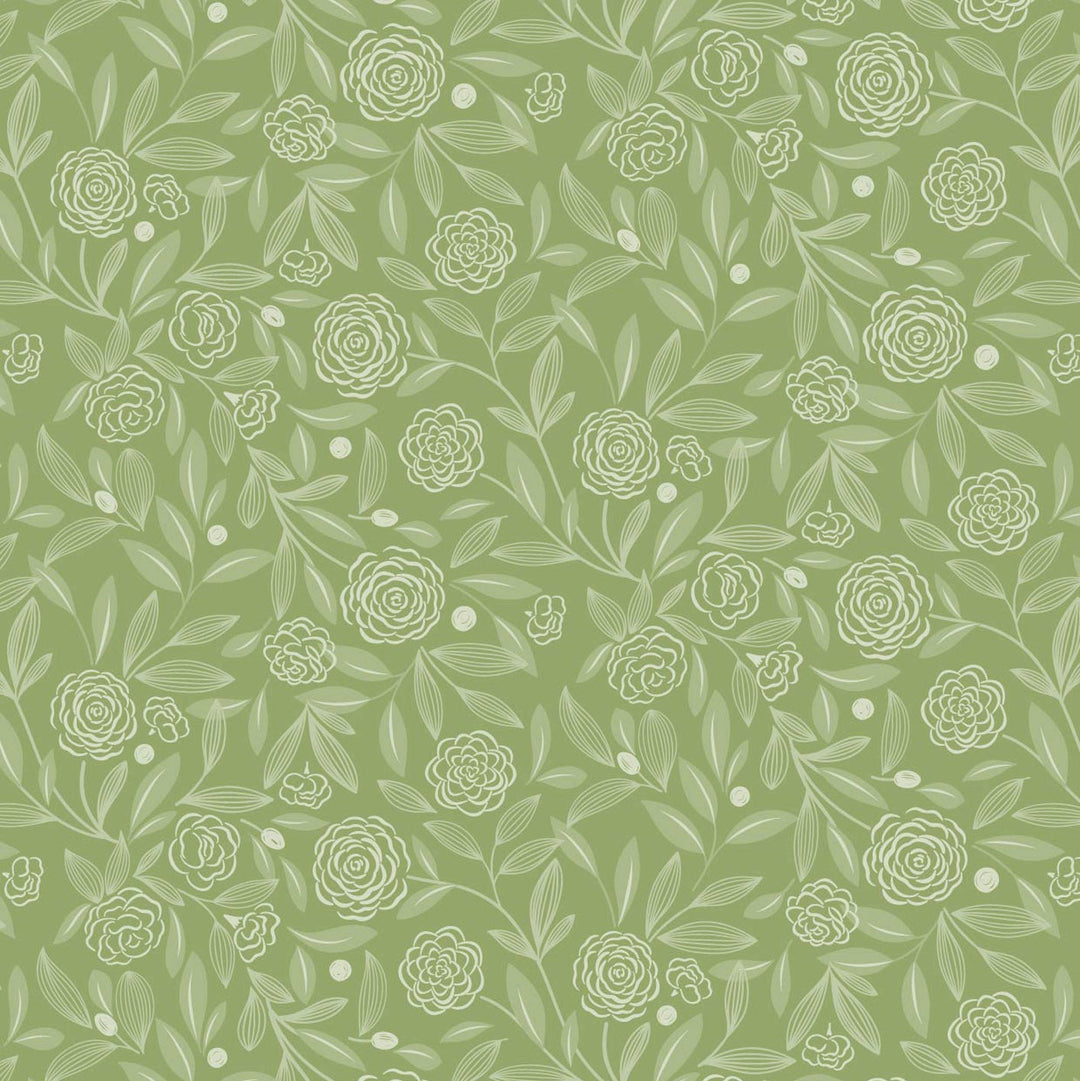 Lewis & Irene - Joys Of Spring - Camellias Charm - Dark Spring