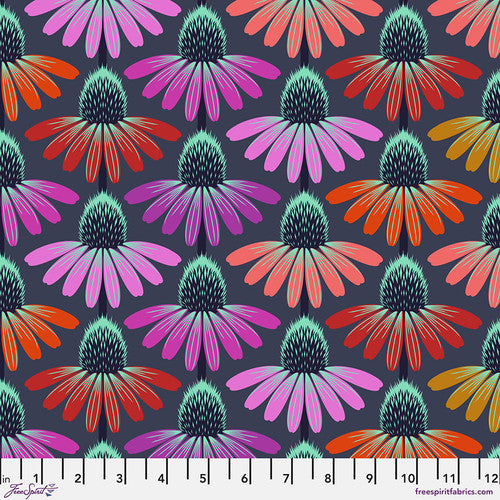FreeSpirit Fabrics - Anna Maria - Love Always, AM - Echinacea Glow