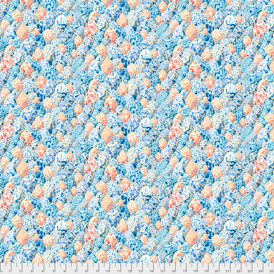 FreeSpirit Fabrics - Snow Leopard Designs - Egg Shells