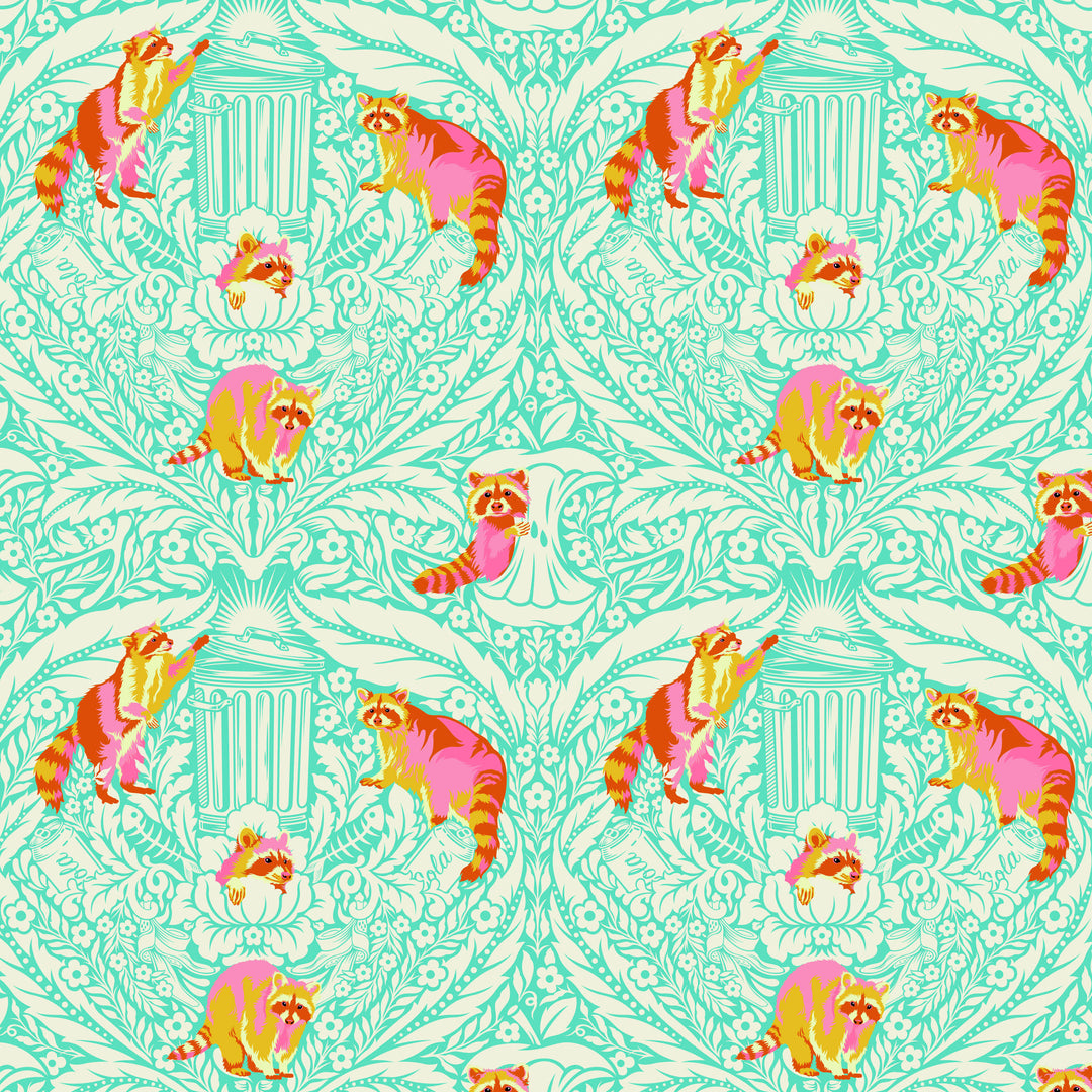 FreeSpirit Fabrics - Tula Pink - Tiny Beast - One Man Trash - Glow