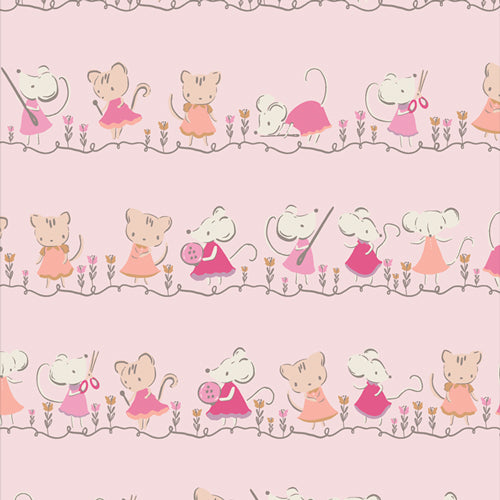 Art Gallery Fabrics - Tails & Threads - Minikin Friends