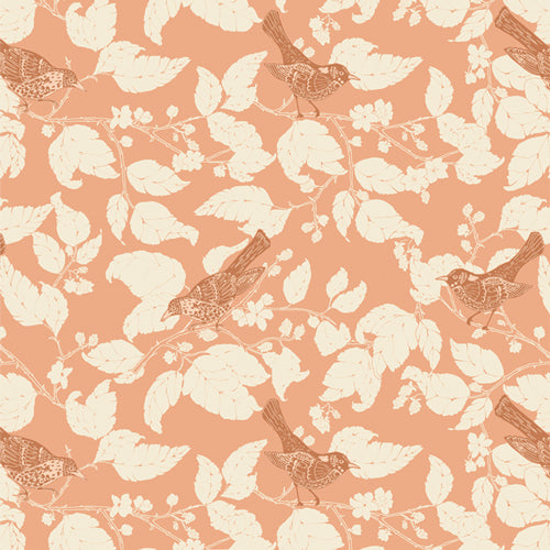 Art Gallery Fabrics - Wild Forgotten - Blackberry Thrush