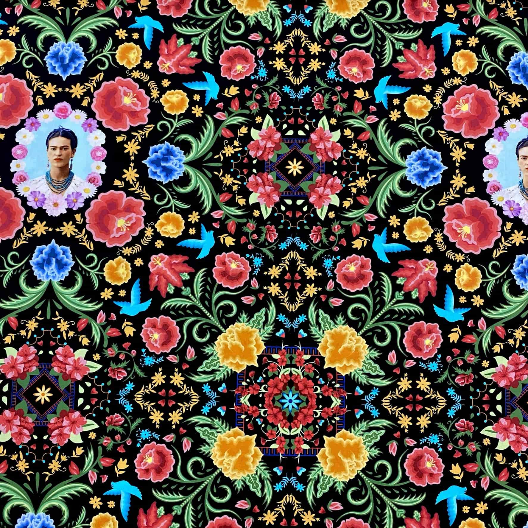 Robert Kaufman Frida Kahlo Portrait Piedmont Fabric