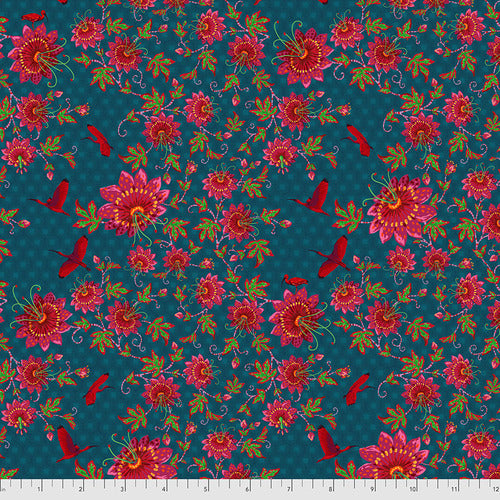 FreeSpirit Fabrics - Odile Bailloeul - Magic Country - Ibis - Blue