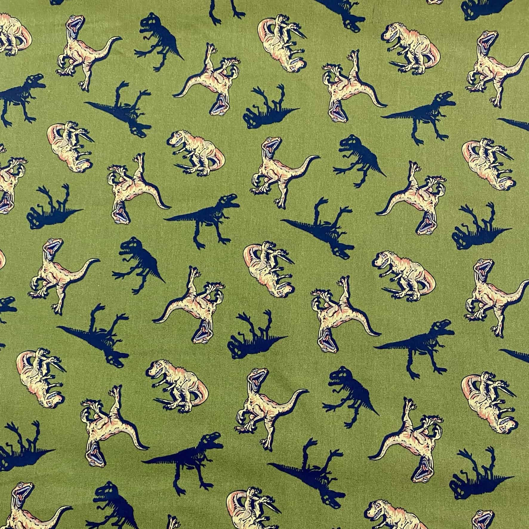Sevenberry by Robert Kaufman Dinosaurs Japanese Cotton Fabric