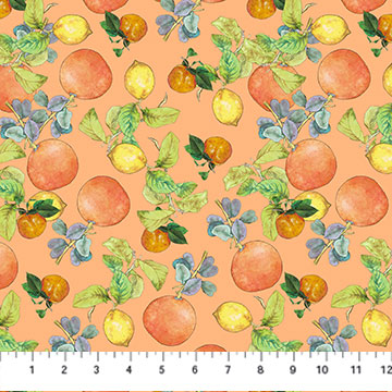 Figo Fabrics - Adriana Picker - Margo - Citrus - Orange