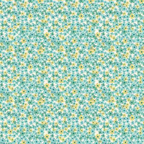 Art Gallery Fabrics - Bloomcore - Retro Prairie - Lagoon