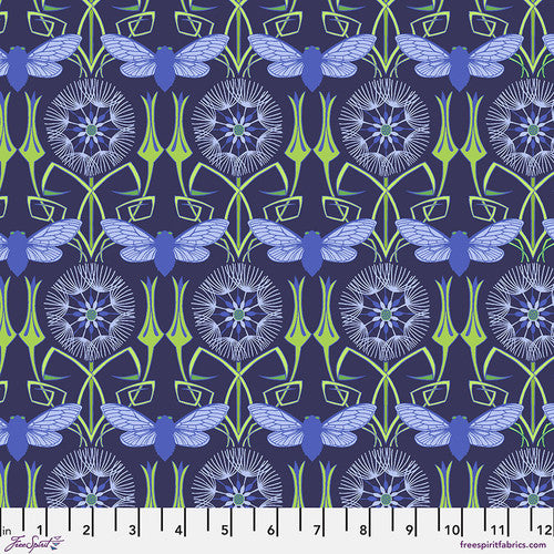 FreeSpirit Fabrics - Jane Sassaman - Flower Dance - Goat's Beard