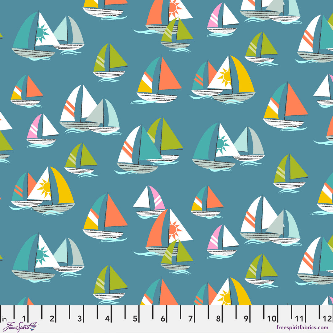 FreeSpirit Fabrics - Maude Asbury - Wanderlust - Sail Away
