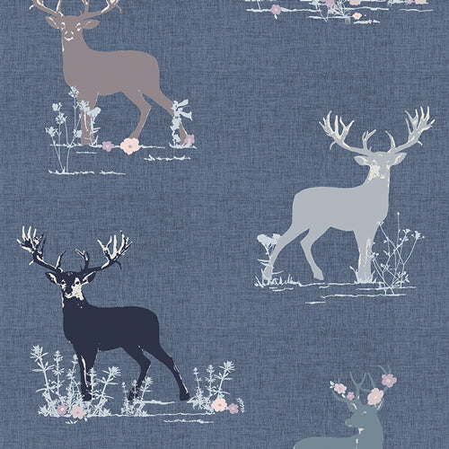 Art Gallery Fabrics - Eclectic Intuition - Deer Deer Four