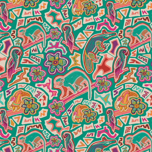 Art Gallery Fabrics - Andina - Florid Animalia