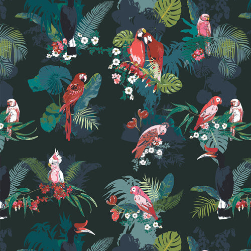 Art Gallery Fabrics - Boscage - Parrot Grassland