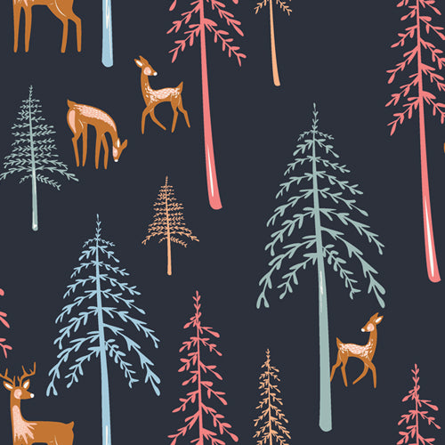 Art Gallery Fabrics - Little Forester Fusion - Among the Pines Forester