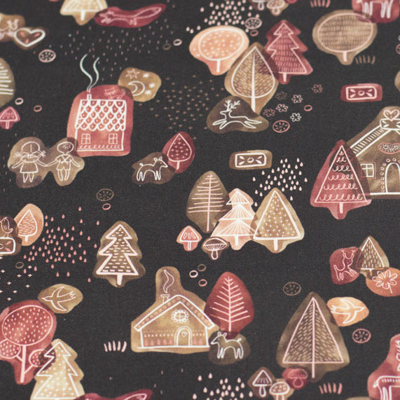 Fabric Merchants - Marketa Stengl - Digital Hansel and Gretel Holiday Print