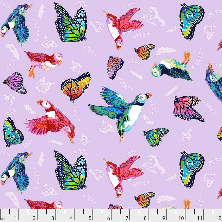 FreeSpirit Fabrics - Lorraine Turner - Migration - Friends in Flight - Lavender