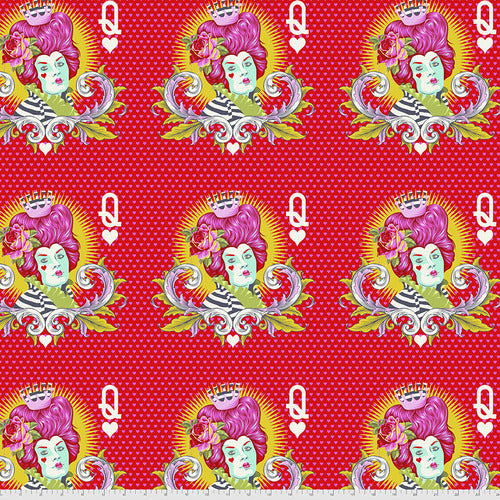FreeSpirit Fabrics - Tula Pink - Curiouser & Curiouser - The Red Queen - Wonder